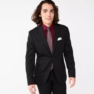 NWOT Apt. 9 Men's Classic Black Suit Blazer